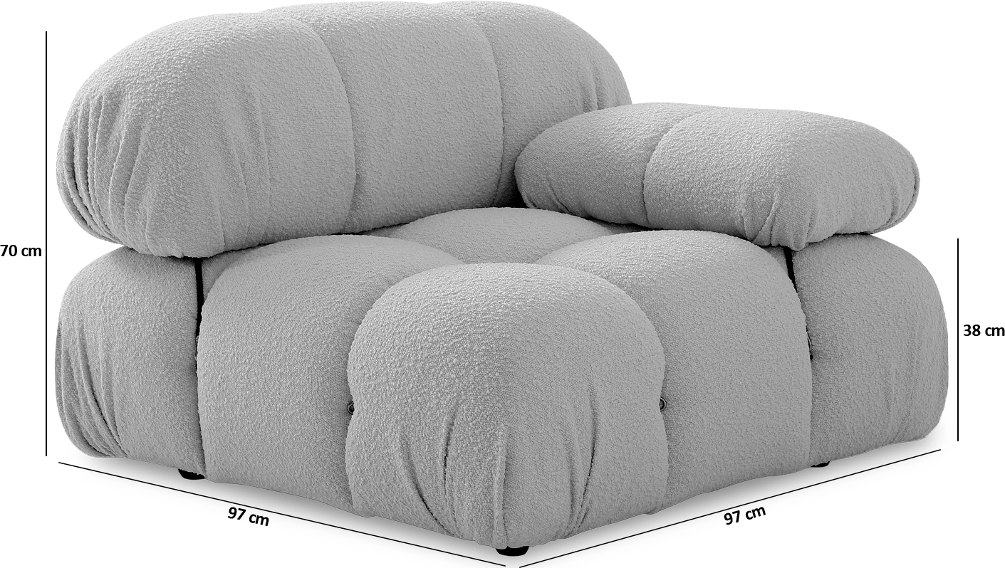 Camaleonda Style Left Arm Sofa