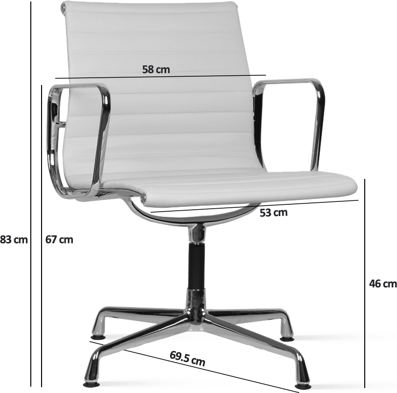 Eames Style Office Chair EA108 Leather