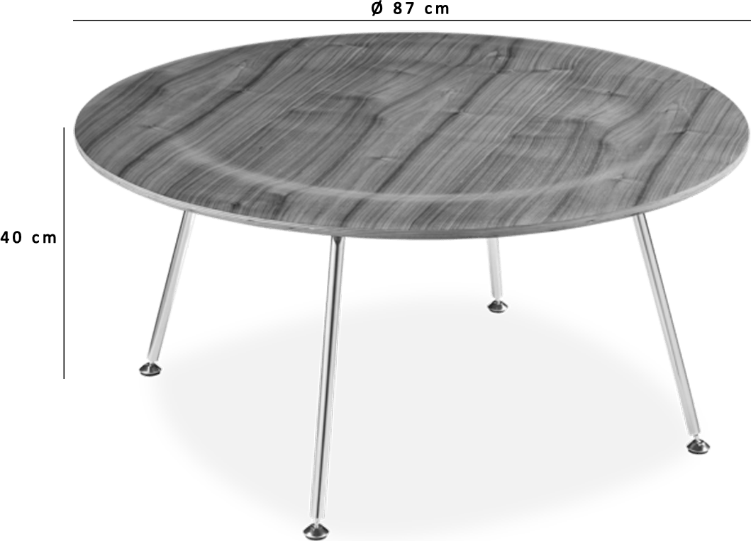 Table basse CTR style Eames