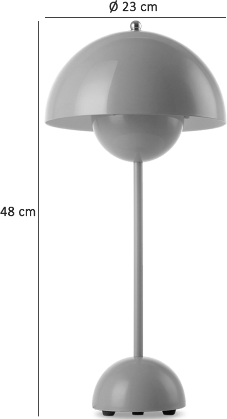 Flowerpot Style Table Lamp