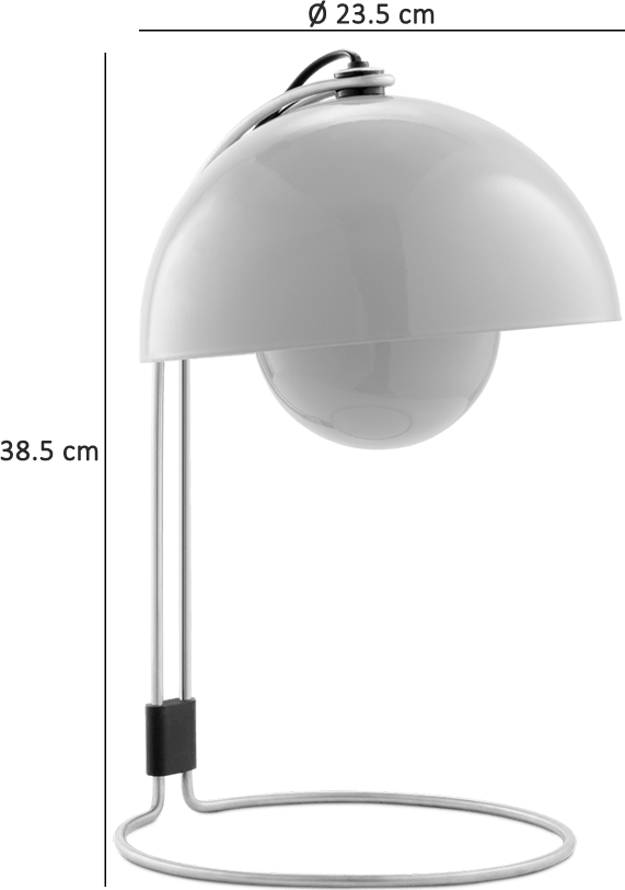 Lampe de table style VP4 Flowerpot