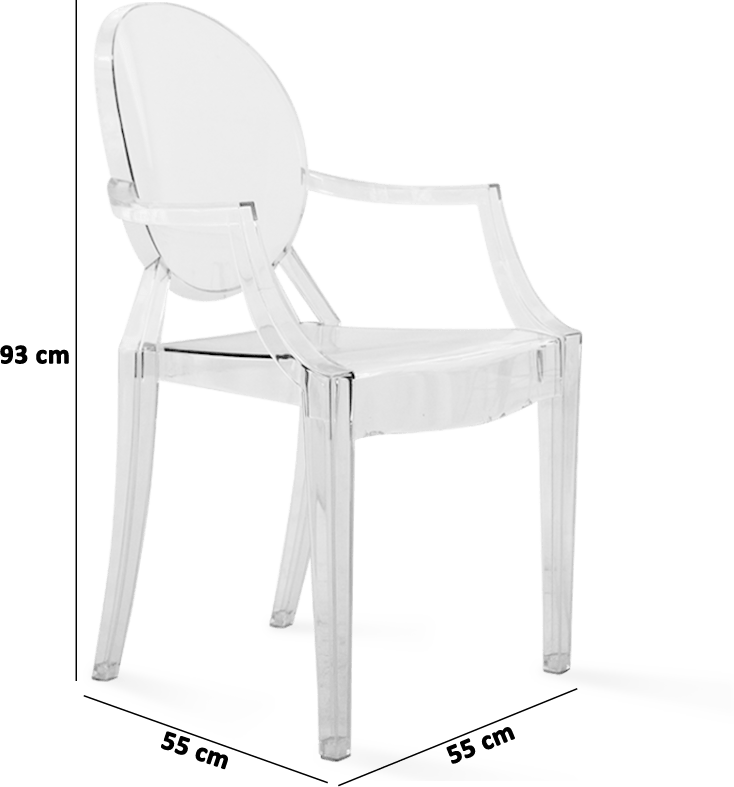 Fauteuil Louis Ghost