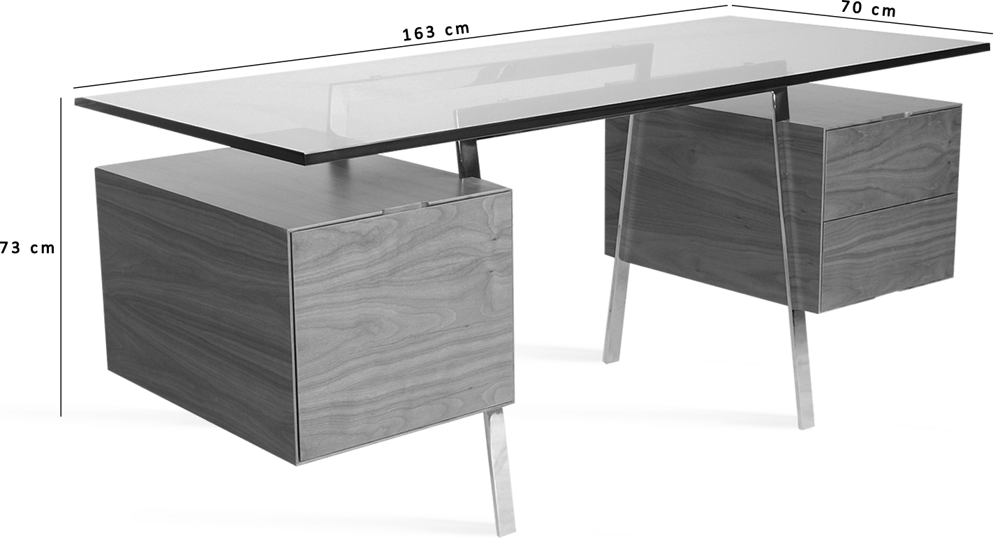 Niels Bendtsen Style Desk - Walnut