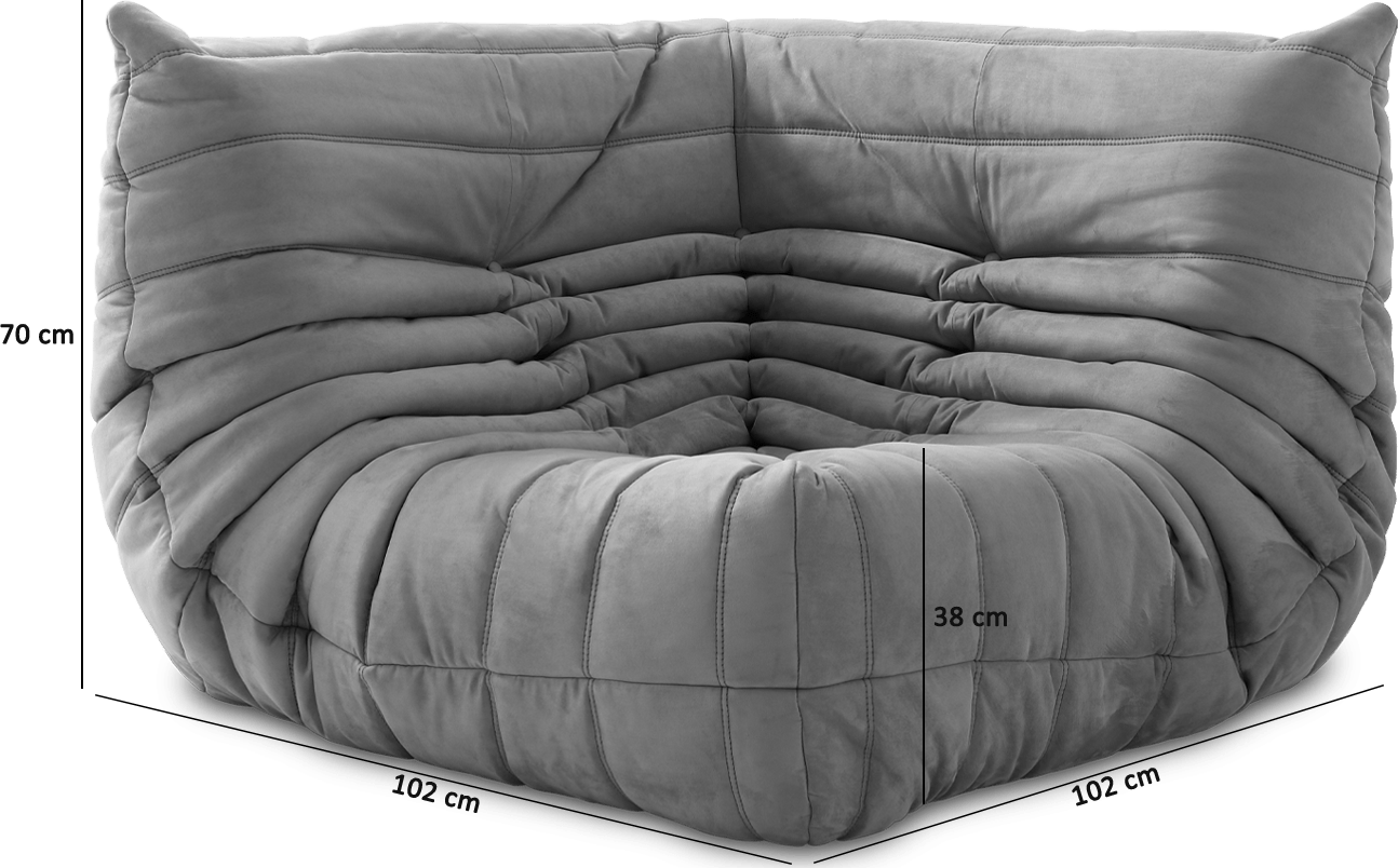 Comfort Style Curve Sofa