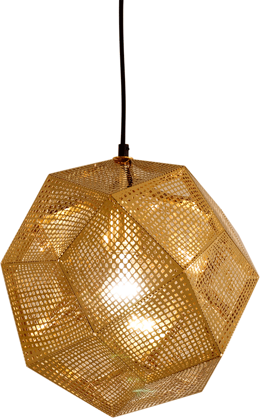 Etch Pendant Lamp  30 CM/Gold  image.