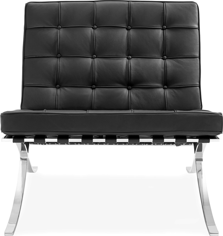 Barcelona Chair Italian Leather/Black image.