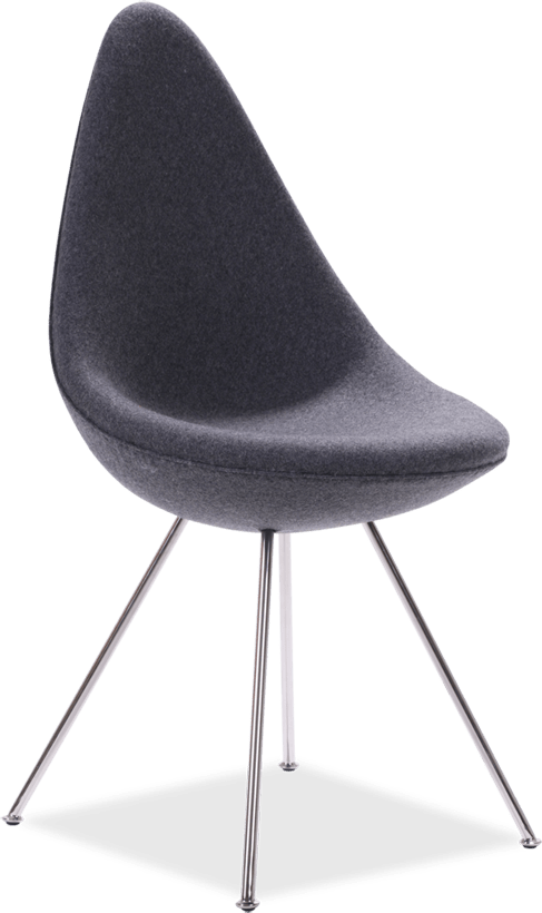 Drop Chair Wool/Charcoal Grey image.