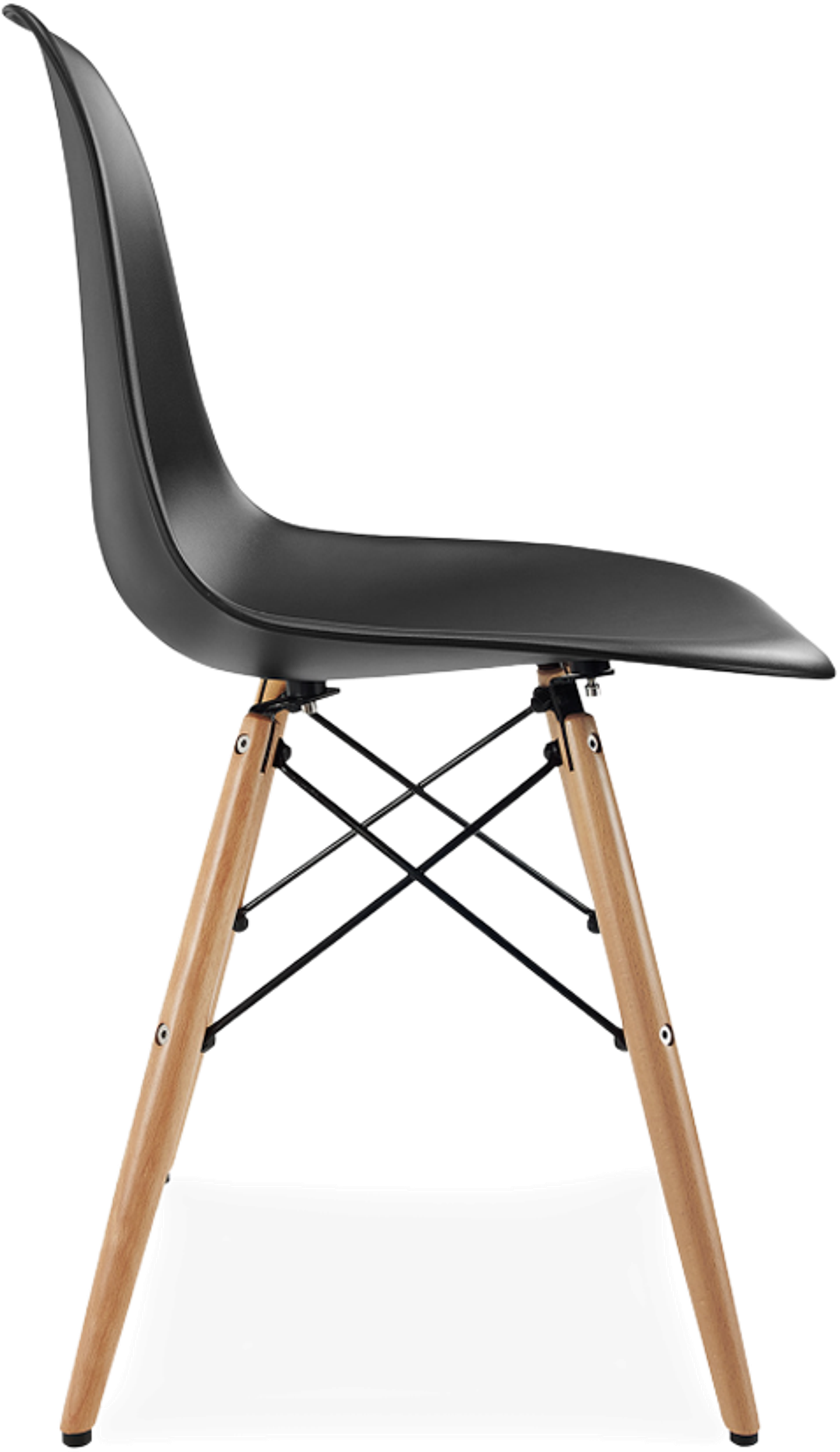 DSW Style Chair Black/Light Wood image.
