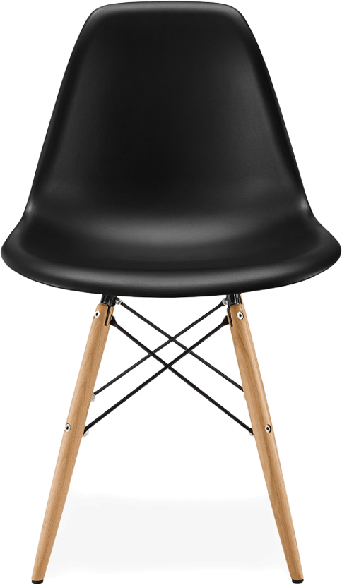 Chaise de style DSW Black/Light Wood image.