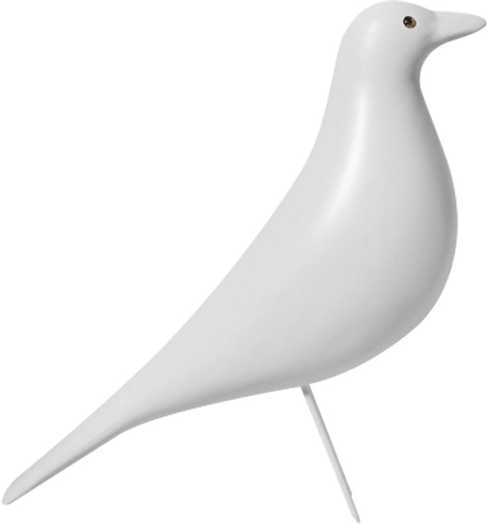 Oiseau de maison style Eames Wihte image.