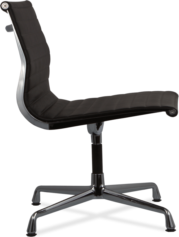 Eames Style Office Chair EA105 Leather    Black image.