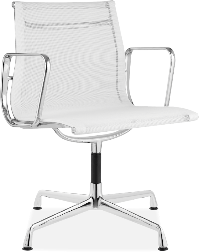 Chaise de bureau style Eames EA108 Mesh White  image.