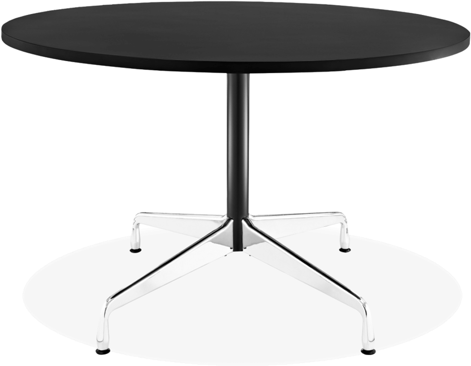 Table de conférence ronde style Eames Black/105 CM image.