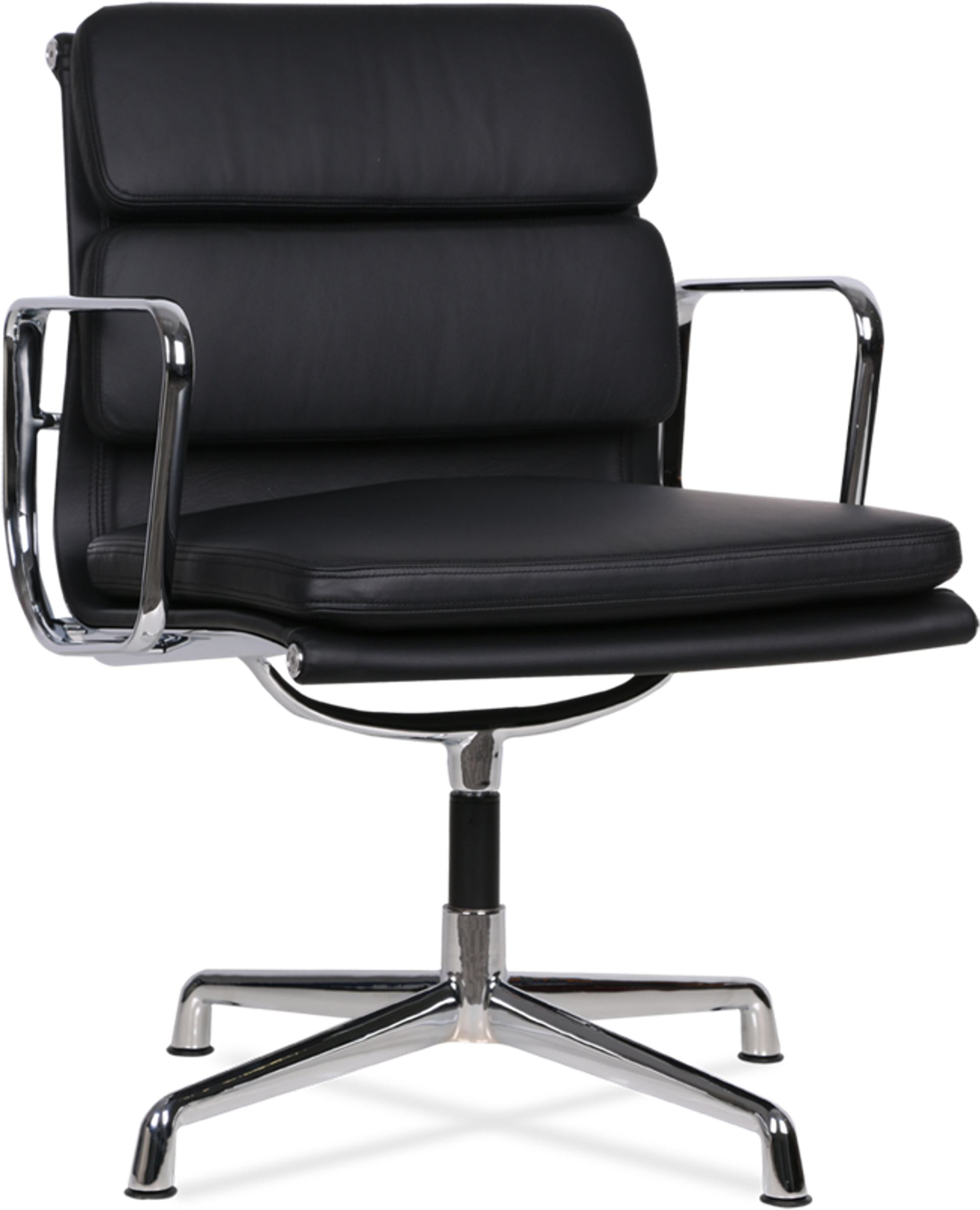 Eames Style Soft Pad Office Chair EA208 Black image.