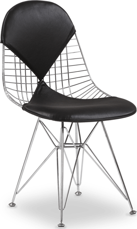 Bikini Wire Dining Chair Black image.