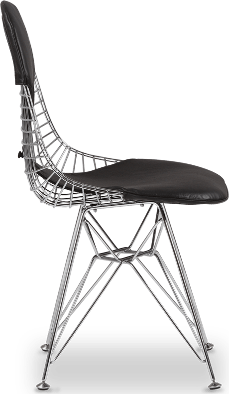 Bikini Wire Dining Chair Black image.