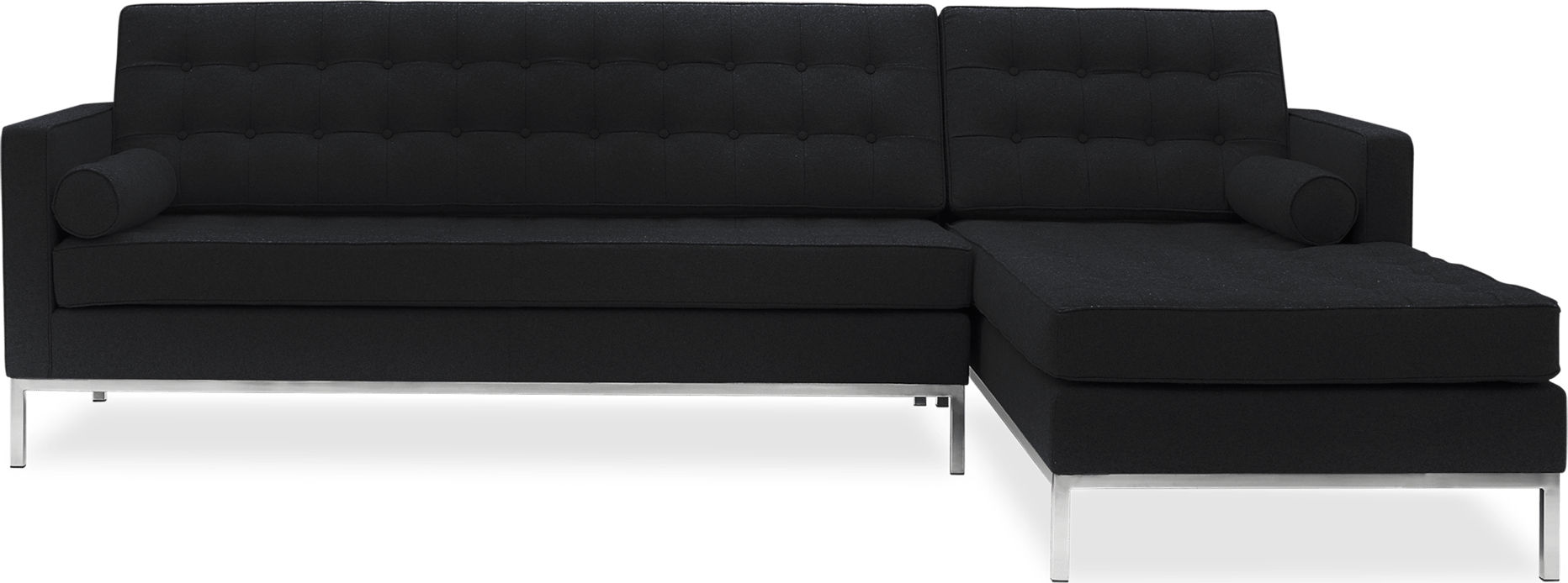 Knoll Corner Sofa Wool/Black image.