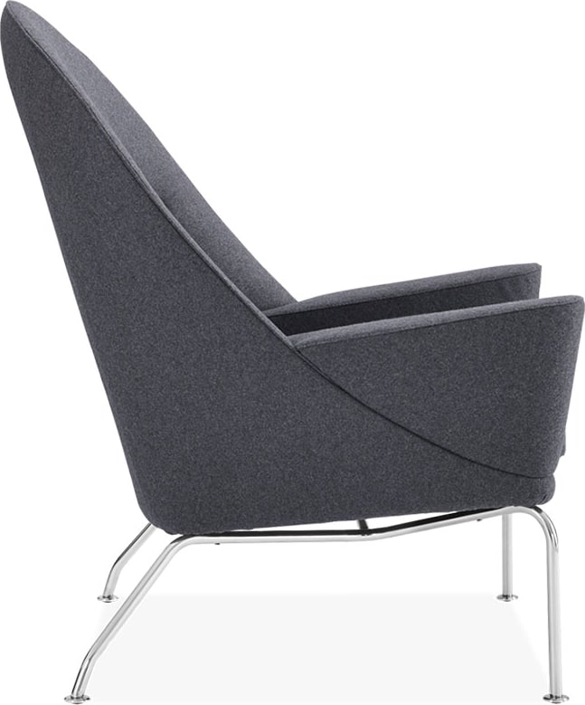 Chaise Oculus Wool/Charcoal Grey image.