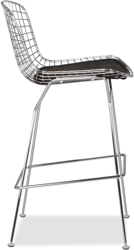 Tabouret de bar en fil métallique Black image.