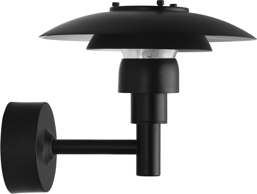 PH 3 - 2.5 Wall Lamp Black image.