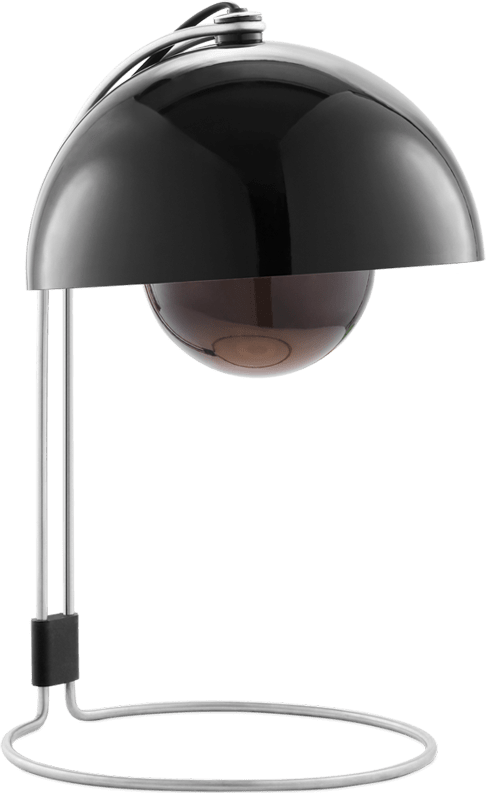 Flowerpot VP4 Style Table Lamp Black image.