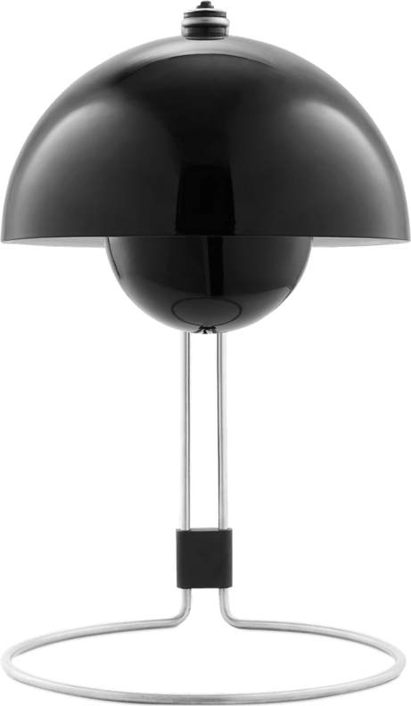 Flowerpot VP4 Style Table Lamp Black image.