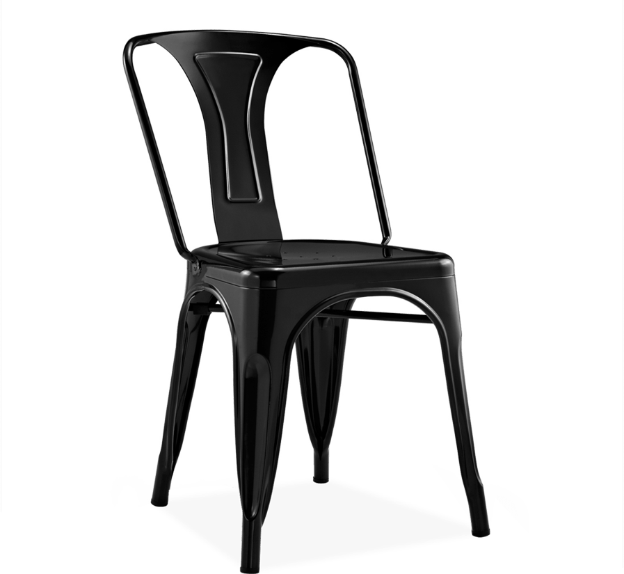 Tolix Chair Black image.