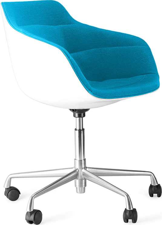 Chaise de bureau Flow Moroccan Blue image.