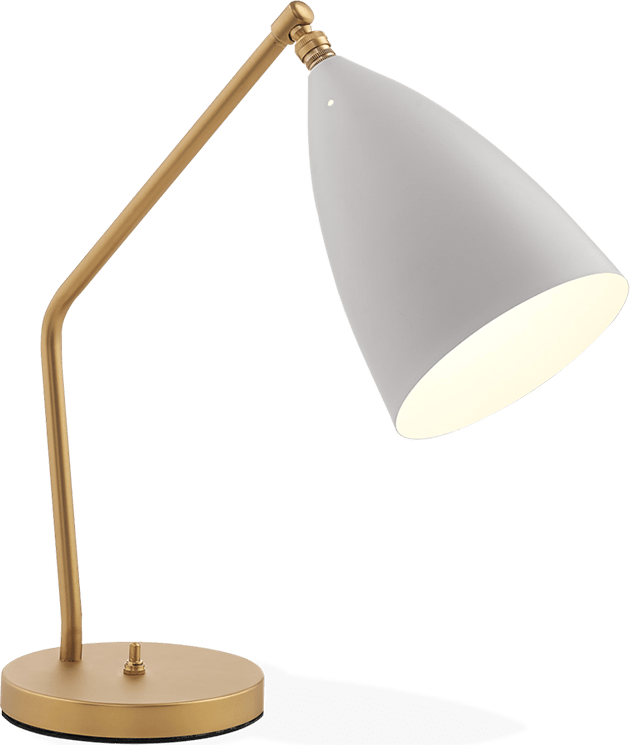 Grasshopper Style Table Lamp White image.