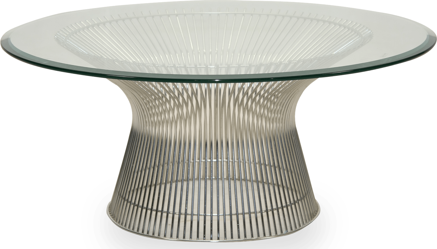 Platner Coffee Table Silver image.