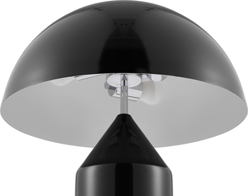 Atollo Style Table Lamp Black image.