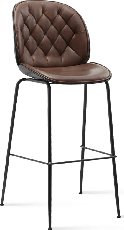 Beetle Style Barstool - Antique Brown Antique Brown/Black image.