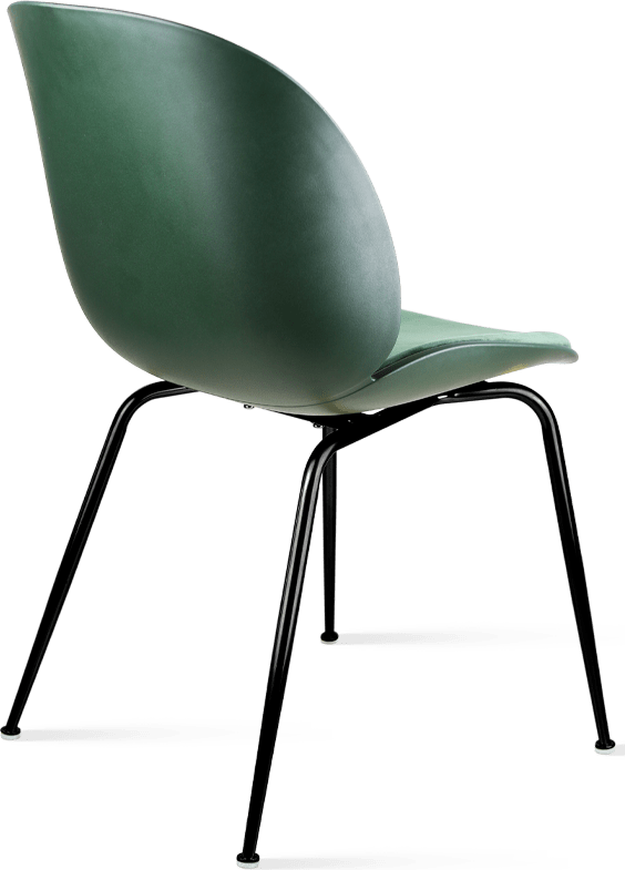 Chaise à manger style coccinelle Bottle Green Velvet/Black image.