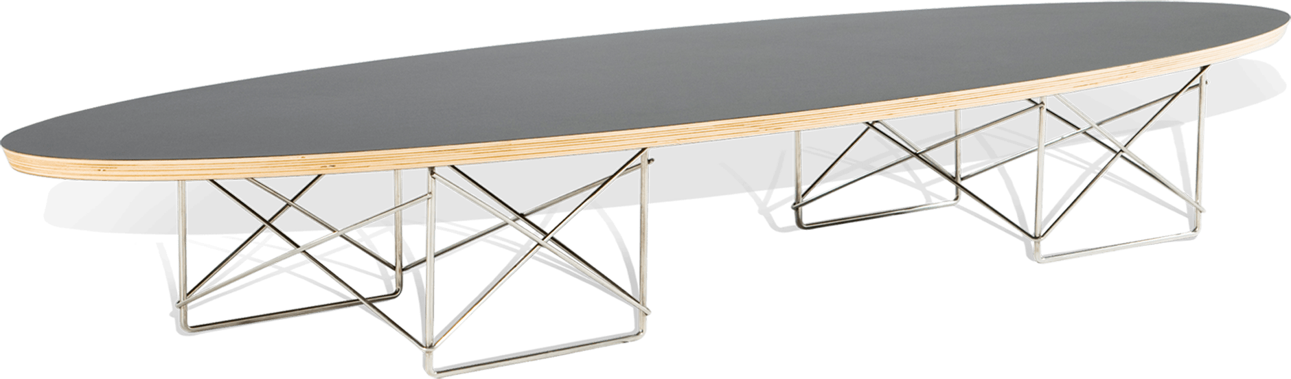 Table basse Surfboard Style Eames Black image.