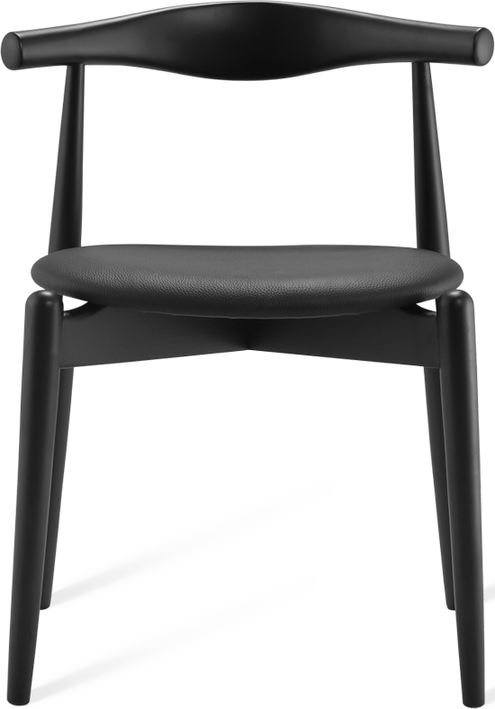 CH20 Elbow Chair Black/Black Lacquered image.