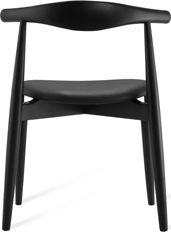 Chaise de coude CH20 Black/Black Lacquered image.