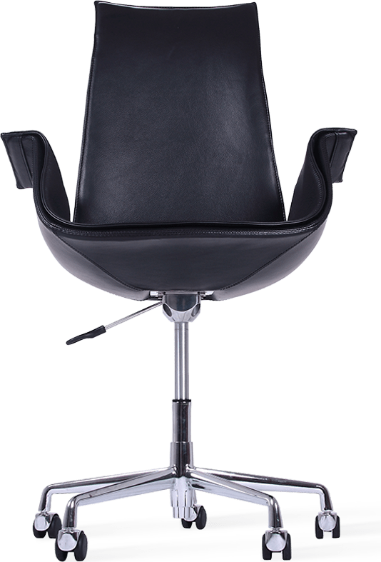 FK 6725 Tulip Lounge Chair - Castors Black  image.