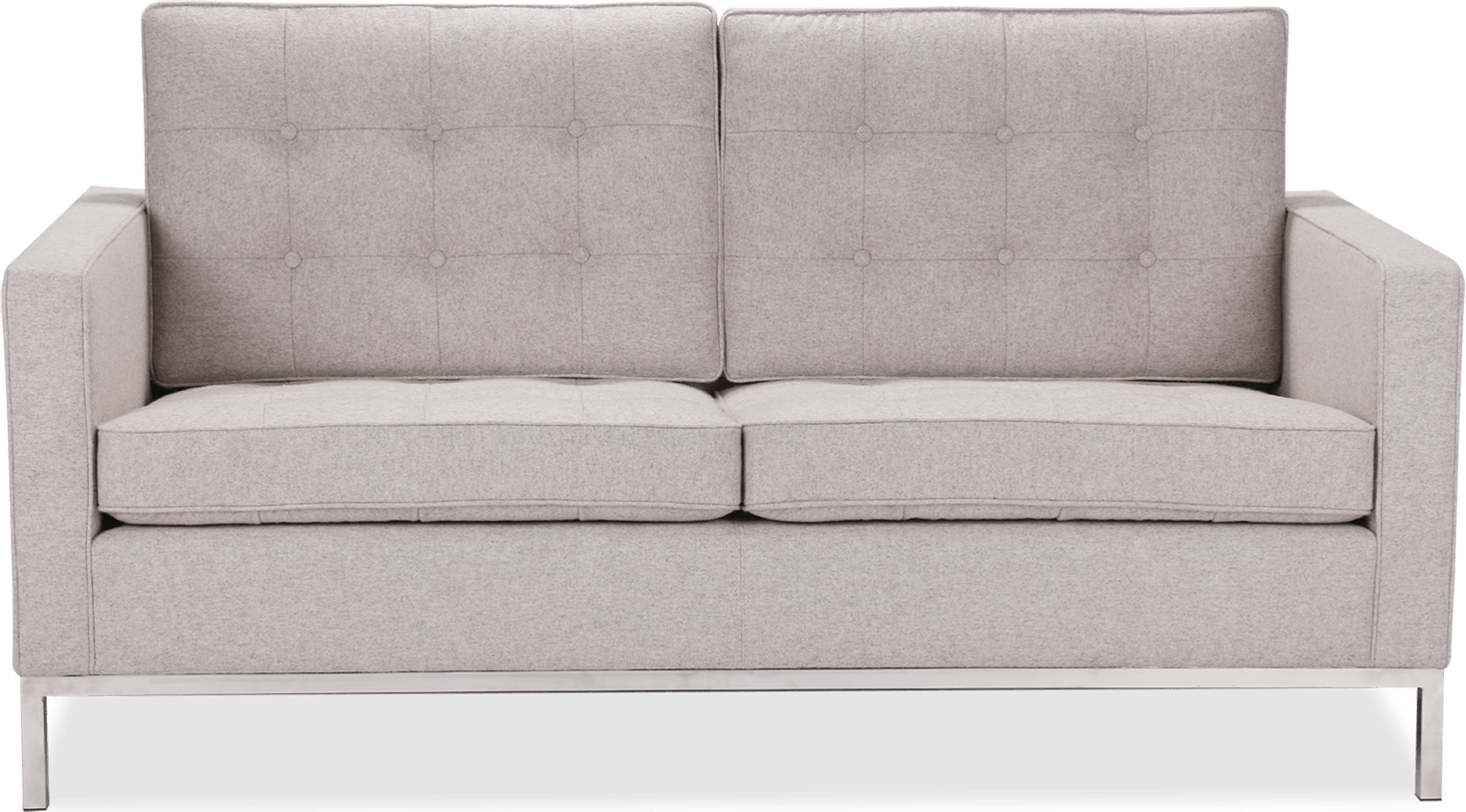 Knoll 2 Seater Sofa Wool/Light Pebble Grey image.