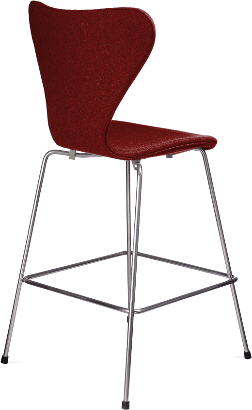 Series 7 Counter Stool Upholstered Red image.