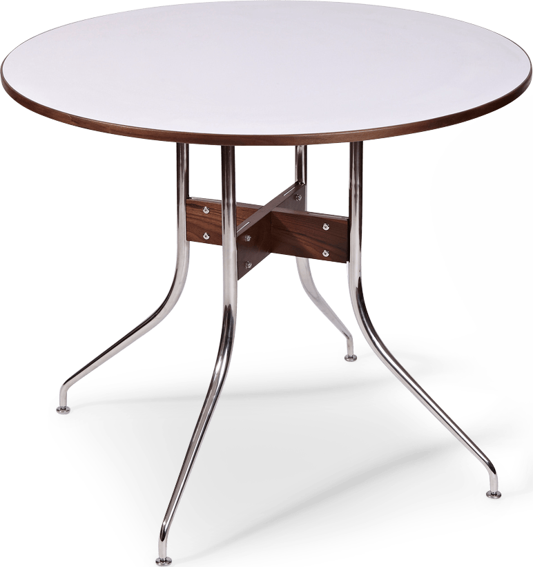 Swag Leg Dining Table White image.