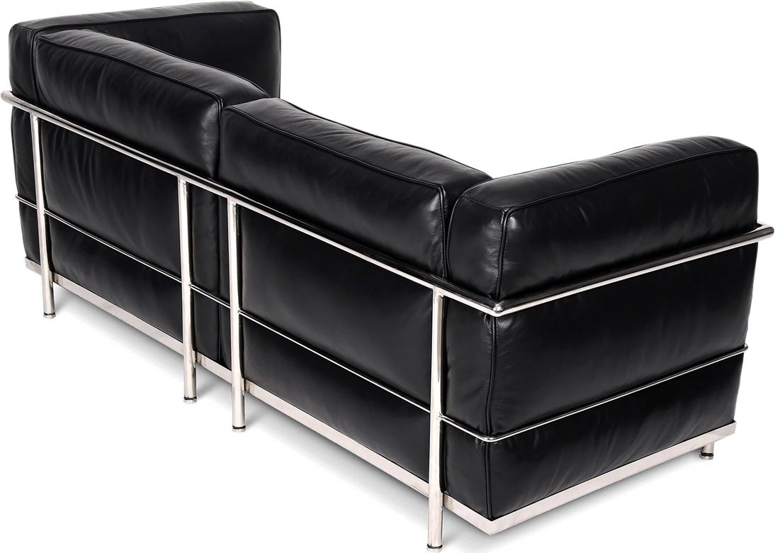 Grand Sofa 2 places style LC3 Black  image.