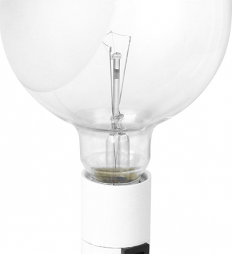 Lampadina Style Lamp White image.