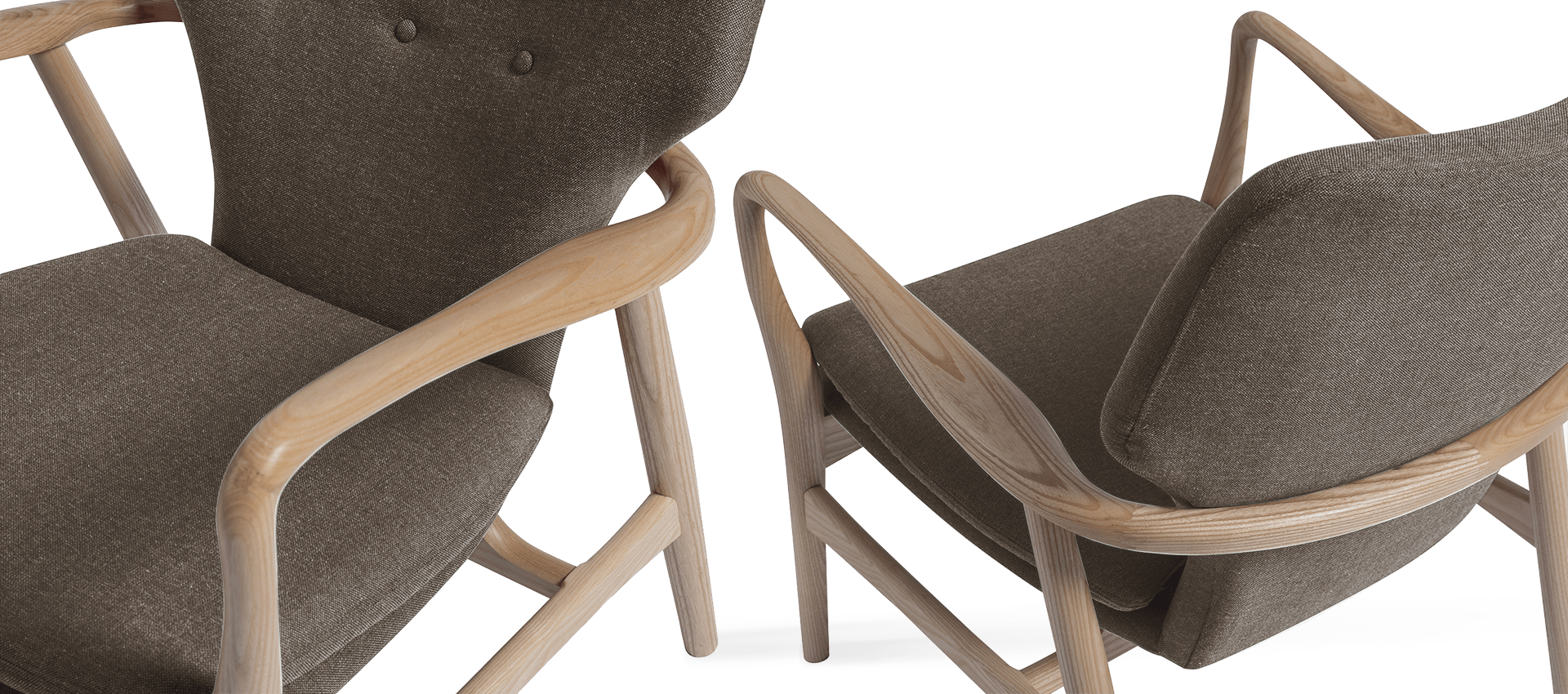 Finn Juhl Model 1 Chair Nord Dark Pebble image.