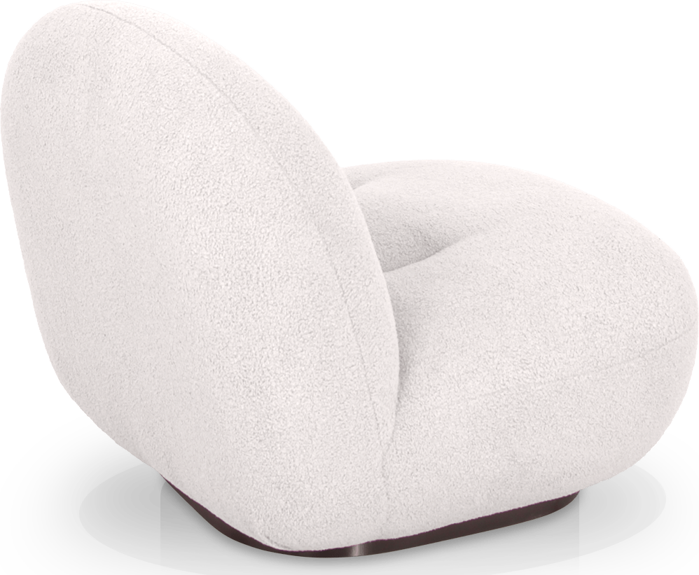 Pacha Style Lounge Chair Black/White image.