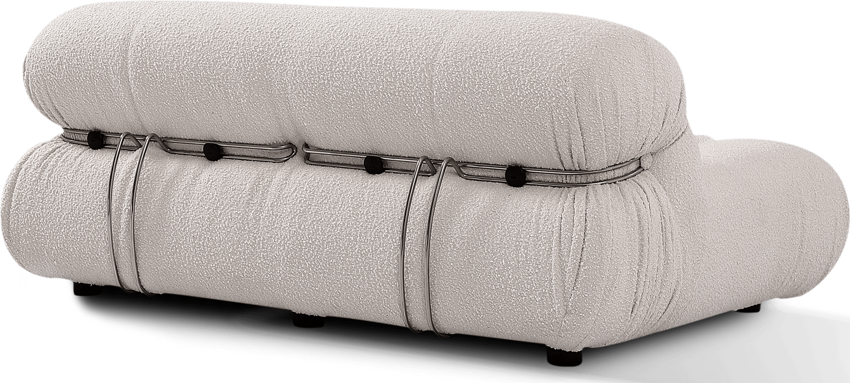 Soriana Style Sofa 2 Seat Creamy Boucle image.