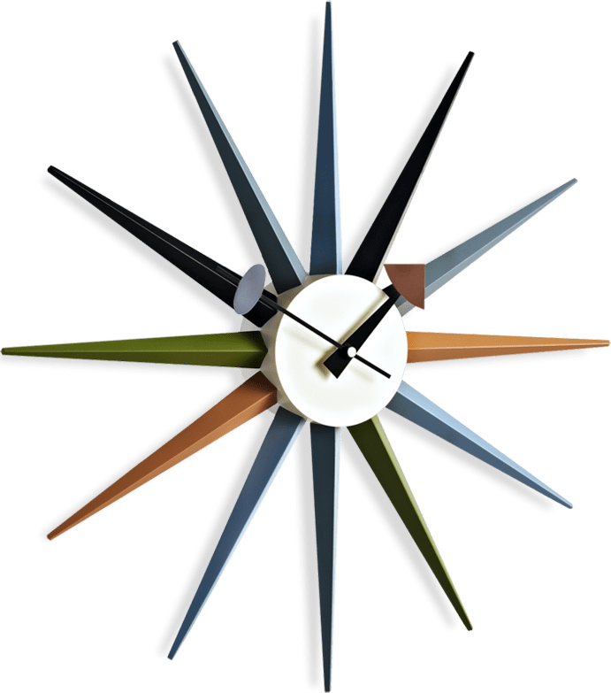 Horloge Style Starburst Multi Color image.