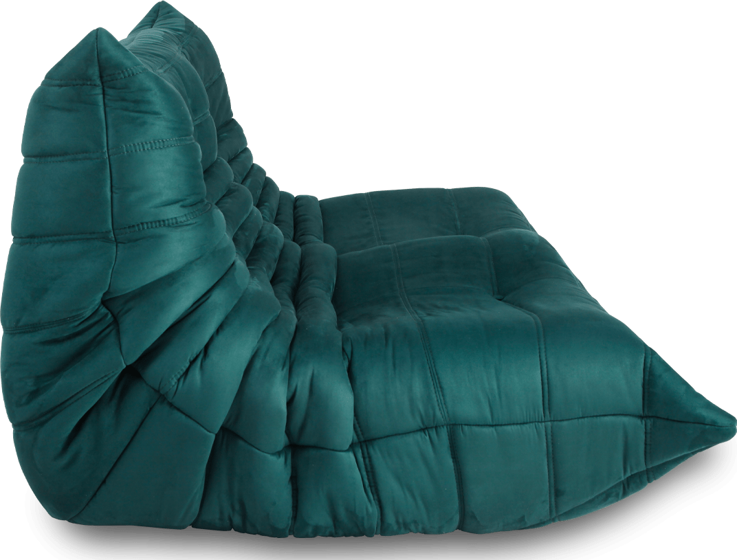 Comfort Style 2 Seater Sofa Bottle Green image.