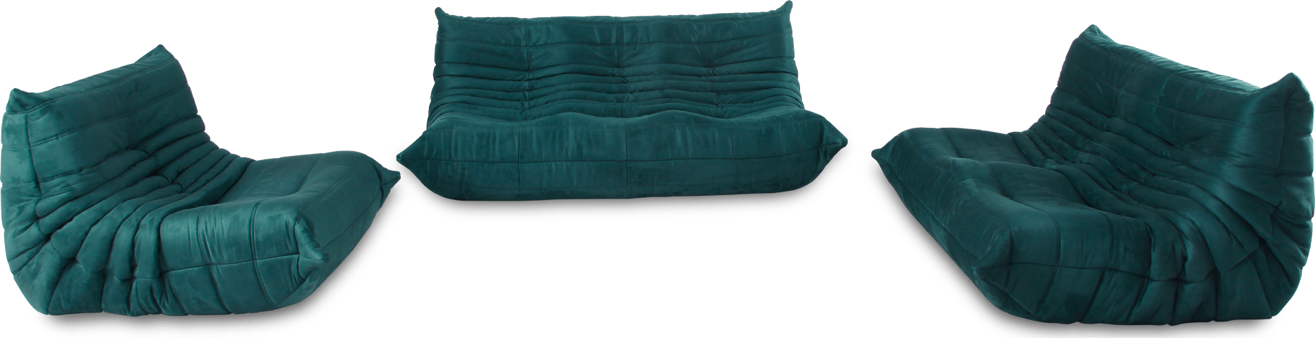 Comfort Style 2 Seater Sofa Bottle Green image.