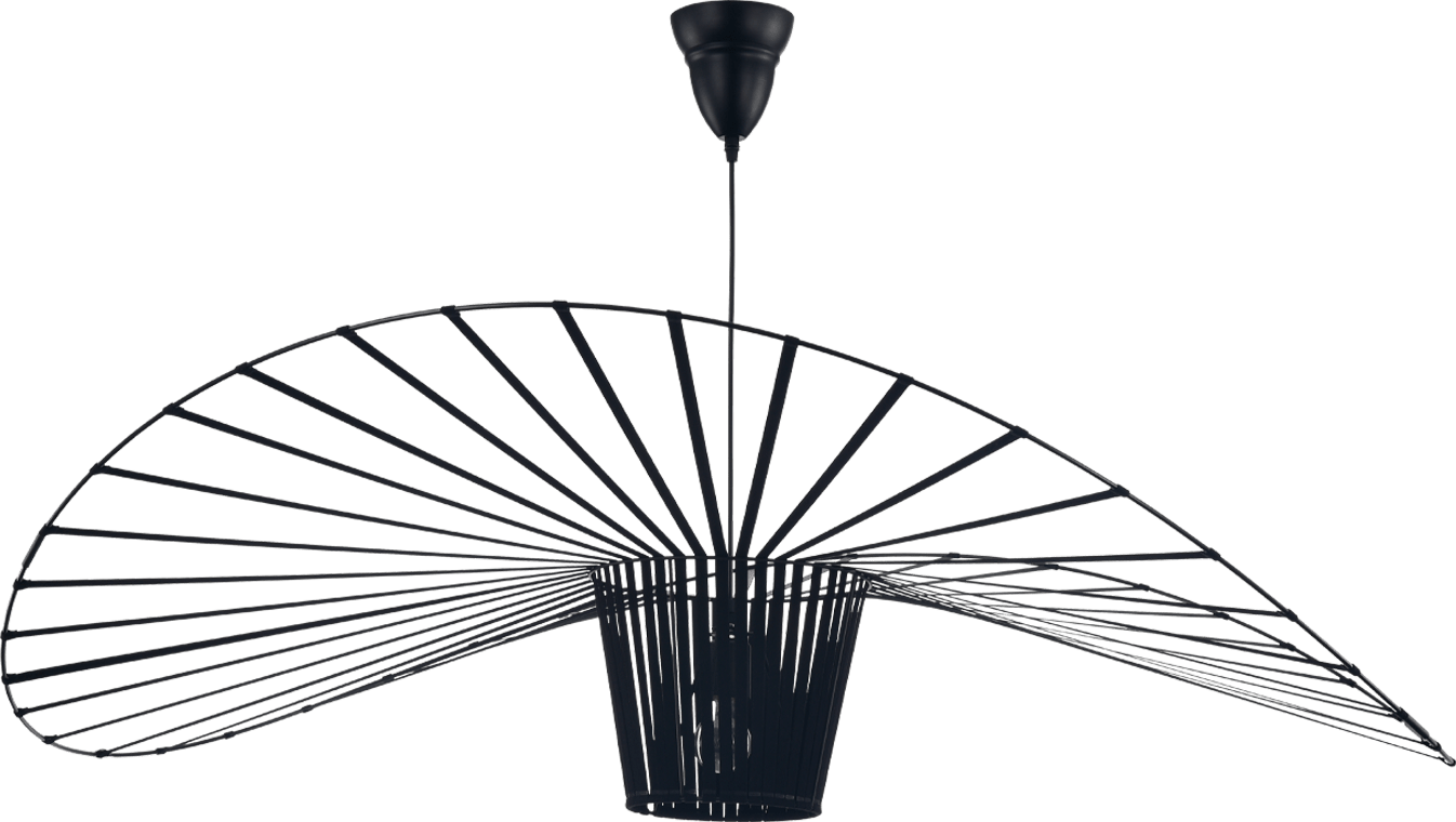 Vertigo Style Ceiling Lamp Black/Large image.