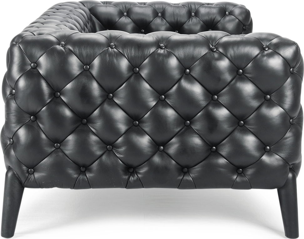 Windsor 3 Seater Sofa  Premium Leather/Black  image.